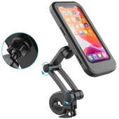 Universal Portatif Motosiklet Bisiklet Su Geçirmez Telefon Tutucu (Siyah) - 3