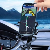 One Pro 360° Dönebilen Araç İçi Havalandırma Telefon Tutucu (Siyah) - 4