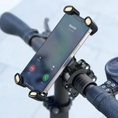 Baseus Quick to take 360 Derece Dönebilen Bisiklet ve Motosiklet Telefon Tutucu (Siyah) - 2