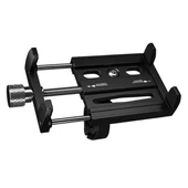 KR01 Bisiklet Motosiklet Gidon Telefon Tutucu,Metal Vidalı (Siyah) - 7