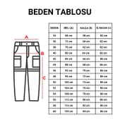 Taktikal Outdoor Erkek Pantolon - Pentagon - BDU 2.0 - Black - K05001 - Tactical Pantolon - 6
