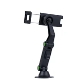 360 Dönebilen Dikiz Aynası Araç Telefon Tutucu (Siyah-Yeşil) - 3