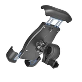 TT-T45 Motor ve Bisiklet Gidonu İçin 360 Dönebilen Telefon Tutucu (Siyah) - 2
