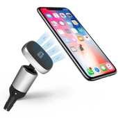 Floveme Güçlü Mıknatıslı 360 Döner Universal Araç Havalandırma Telefon Tutucu (Gri) - 5