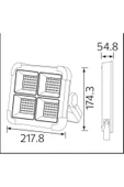 Turbo 400w Solar Led Projektör Kamp Solar Uzatmalı Solar Panel+Şarj Edilebilir Pil+ Şarj Kablosu - 5