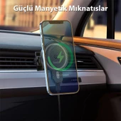 Hoco CA85 15 W Kablosuz Hızlı Şarj Telefon Tutucu (Siyah) - 3