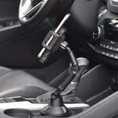 HB-801 Teleskopik Araç bardak Yeri Telefon Tutucu (Siyah) - 6