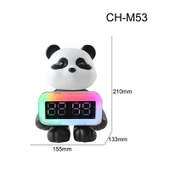 CH-M53 Panda Tasarım RGB LED Işıklı Kablosuz Bluetooth Hoparlör - Speaker - 4