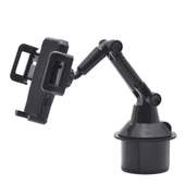 HB-801 Teleskopik Araç bardak Yeri Telefon Tutucu (Siyah) - 1