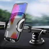 FLOVEME Teleskopik Cep Telefonu Araba-Araç Tutucu (Siyah) - 5