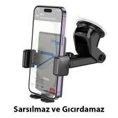 Hoco H49 Torpido Üstü Vantuzlu Araç İçi Telefon Tutucu (Siyah) - 4