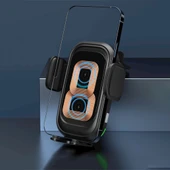 CW30 15W Hızlı Şarjlı Otomatik Araç İçi Havalandırma Telefon Tutucu (Siyah) - 4