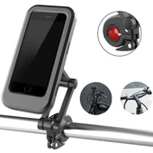 Universal Portatif Motosiklet Bisiklet Su Geçirmez Telefon Tutucu (Siyah) - 6