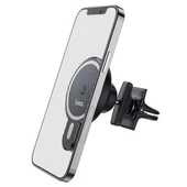 Hoco CA85 15 W Kablosuz Hızlı Şarj Telefon Tutucu (Siyah) - 4