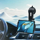 Nettech NT-CHC29 Ayarlanabilir Araç Camı Tablet ve Navigasyon Tutucu (Siyah) - 2