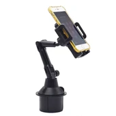 HB-801 Teleskopik Araç bardak Yeri Telefon Tutucu (Siyah) - 3