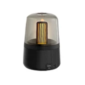 BS585 Masaüstü Gece Lambası Bluetooth Hoparlör (Siyah) - 1