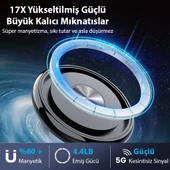Ayarlanabilir Çok Fonksiyonlu Manyetik Araç Telefon Tutucu (Siyah) - 3