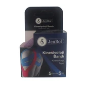 Jenbol Kinesiology Tape Ağrı Bandı 5 cm x 5 m - Mor - 1