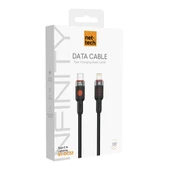 Nettech NT-DC33 30W Plastik 100 Cm Type-C To Lightning Şarj ve Data Kablosu (Siyah) - 2