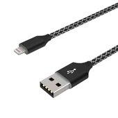 İPhone 14-13-12 11 3.0A Hızlı Halat Usb Şarj Kablosu 1 Metre (Siyah) - 2
