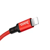 HOCO X14 İPhone 14-13-12-11 Usb Data ve Hızlı Şarj Kablosu (Kırmızı) - 4