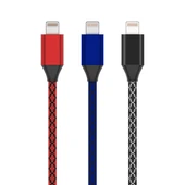 İPhone 14-13-12 11 3.0A Hızlı Halat Usb Şarj Kablosu 1 Metre (Siyah) - 3