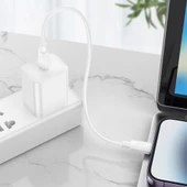 HOCO X96 Hyper Type-C To iPhone Lightning Hızlı Şarj Ve Data Kablosu 0,25cm (Beyaz) - 4