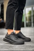 ET0354 Günlük  Bağcıklı Erkek  Siyah Yüksek  Taban Spor Ayakkabı thumbnail 2