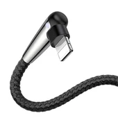 Baseus Mvp İPhone İçin Mobil Oyuncu Usb Şarj Kablosu 1 Metre (Siyah) - 4