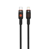 Nettech NT-DC33 30W Plastik 100 Cm Type-C To Lightning Şarj ve Data Kablosu (Siyah) - 1