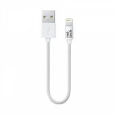 Nettech NT-26 Plastik 20 Cm Lightning Şarj ve Data Kablosu (Beyaz) - 1