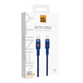 Nettech NT-DC33 30W Plastik 100 Cm Type-C To Lightning Şarj ve Data Kablosu (Mavi) - 2