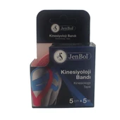 Jenbol Kinesiology Tape Ağrı Bandı 5 cm x 5 m - Kırmızı - 1