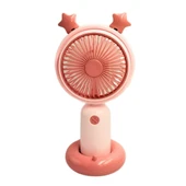 bigmate Mini El Fanı Taşınabilir Serinletici Işıklı Şarjlı Vantilatör 2 Kademeli Hız Ayarı YM88178 - 1