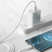 Nettech NT-DC25 27W İp Örgü 100 Cm Type-C To Lightning Şarj ve Data Kablosu - 2