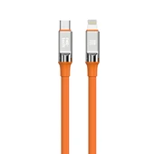 Nettech NT-DC30 30W Plastik 100 Cm Type-C To Lightning Şarj ve Data Kablosu (Turuncu) - 1