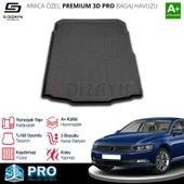 S-Dizayn VW Passat B8 3D Pro Bagaj Havuzu 2015-2023 A+ Kalite thumbnail 1