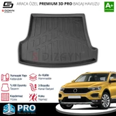 S-Dizayn VW T-Roc 3D Pro Bagaj Havuzu Üst Bagaj 2019 Üzeri A+ Kalite thumbnail 1