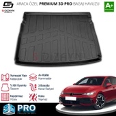 S-Dizayn VW Golf 8 3D Pro Bagaj Havuzu Üst Bagaj 2021-2024 A+ Kalite thumbnail 1