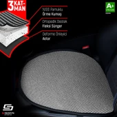 S-Dizayn Oto Koltuk Koruyucu Alt Minder Füme Universal 2+1 Parça Ön Arka A+ Kalite thumbnail 3