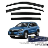 Niken Volkswagen Uyumlu Tiguan Kromlu Cam Rüzgarlığı 2010-2015 Arası thumbnail 1