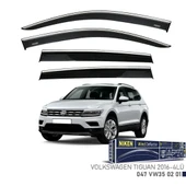 Niken Volkswagen Uyumlu Tiguan 2016-2020 Kromlu Cam Rüzgarlığı 4'L - 1