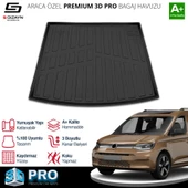 S-Dizayn VW Caddy 3D Pro Bagaj Havuzu 2020 Üzeri A+ Kalite thumbnail 1