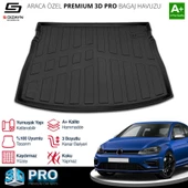 S-Dizayn VW Golf 7 3D Pro Bagaj Havuzu Üst Bagaj 2012-2020 A+ Kalite thumbnail 1