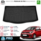 S-Dizayn Kia Picanto 3D Pro Bagaj Havuzu 2017 Üzeri A+ Kalite thumbnail 1