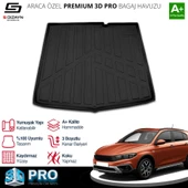 S-Dizayn Fiat Egea Cross 3D Pro Bagaj Havuzu 2020 Üzeri A+ Kalite thumbnail 1