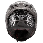 LS2 DRAGON KARBON ENTHUM SİYAH-GRİ KASK - 4