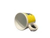 Fenerbahçe Lisanslı Kupa 1907 Yazılı Sarı Mug Hediyelik Ahşap Kutulu - 5