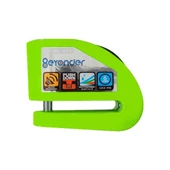 KOVIX KT6/CB-FG ALARMLI DİSK KİLİT YEŞİL thumbnail 2